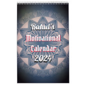 Motivierend Zitate 2024: Monatliche Ziele erreiche Kalender (Titelbild)