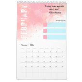 Motivierend Zitate 2024: Monatliche Ziele erreiche Kalender (Feb 2026)