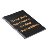 Motivierend Zitate auf Spiral-Foto-Notebook Notizblock (Rechte Seite)