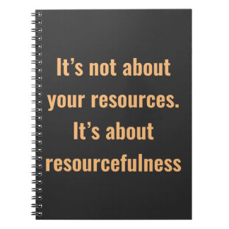 Motivierend Zitate auf Spiral-Foto-Notebook Notizblock