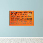 Motivierend Zitate Canvas drucken Leinwanddruck (Insitu (Holzboden))
