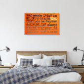 Motivierend Zitate Canvas drucken Leinwanddruck (Insitu (Schlafzimmer))