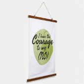 Motivierend Zitate für die Liebe Wandteppich Mit Holzrahmen (Gewinkelt)