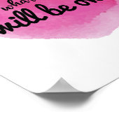 motivierend Zitate für die Selbstversorgung Poster (Ecke)