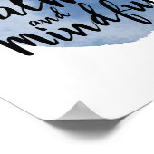 motivierend Zitate für Leben und Arbeit Poster (Ecke)