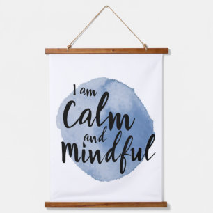 motivierend Zitate für Leben und Arbeit Wandteppich Mit Holzrahmen