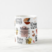 Motivierend Zitate Kaffeetasse (Mittel)