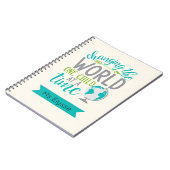 Motivierend Zitate-Linen-Notebook für Lehrer Notizblock (Linke Seite)