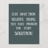 Motivierend Zitate lustiger Redewendungen Postkarte (Vorderseite)