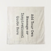 Motivierend Zitate, Namen, Texte machen sich selbs Wandteppich (Vorderseite (Horizontal))