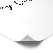 Motivierend Zitate Poster, Wall Art Bleibe neugier Poster (Ecke)