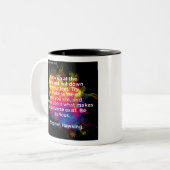 Motivierend Zitate - Stephen Hawking- 1-1 Zweifarbige Tasse (Vorderseite Links)