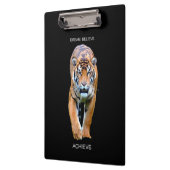 Motivierend Zitate Tiger Träume glauben erreichen Klemmbrett (Links)