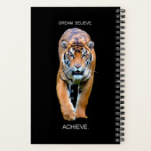 Motivierend Zitate Traum glauben erreichen Spirale Notizblock (Rückseite)