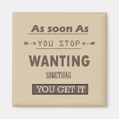 motivierend Zitate über das Leben Magnet (Vorne)