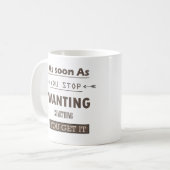motivierend Zitate über lebenslange Redewendungen Kaffeetasse (Vorderseite Links)