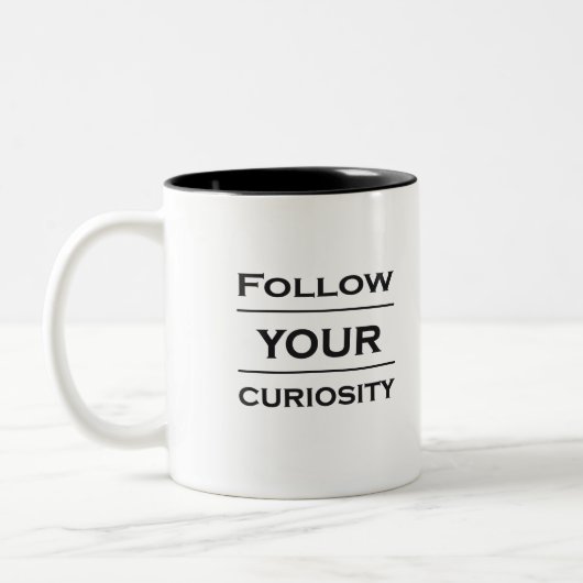 motivierend Zitate über lebenslange Redewendungen Zweifarbige Tasse (Links)