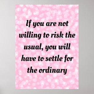 Motivierend Zitate und Redewendungen Poster