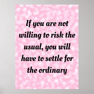 Motivierend Zitate und Redewendungen Poster