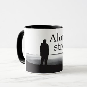 Motivierend Zitate zum lebenspositiven Slogan Tasse