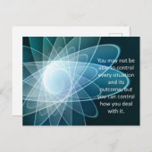 Motivierend Zitatkarte Postkarte (Vorne/Hinten)