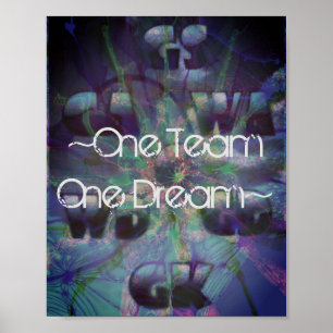 Motivierend Zitatnetball-Positionen Poster