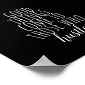 motivierend Zitatpostertypografie Poster (Ecke)