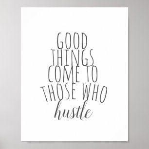 motivierend Zitatpostertypografie Poster