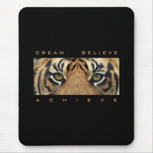 Motivierend Zitatstraum glauben, Vertikal zu errei Mousepad