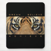 Motivierend Zitatstraum glauben, Vertikal zu errei Mousepad (Vorne)