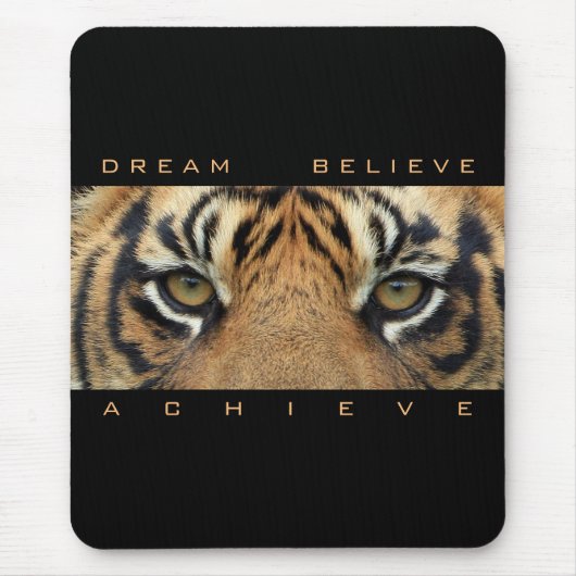 Motivierend Zitatstraum glauben, Vertikal zu errei Mousepad (Vorne)
