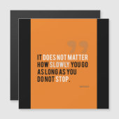 motivierend Zitatträume Magnetkarte (Vorne/Hinten)