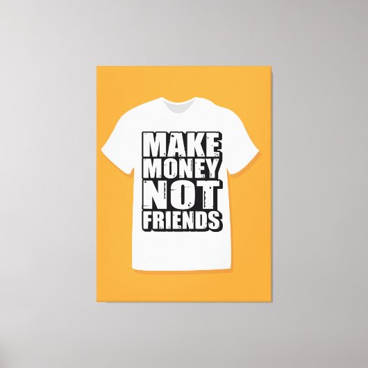 Motivierend Zitattypografie Leinwanddruck (Vorderseite)