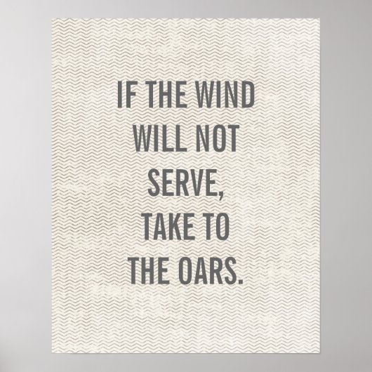 Motivierend Zitattypografie-Poster, kundenspezifis Poster (Vorne)