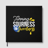 Motivierend Zitronenangebot von sauer bis süß Gästebuch (Vorderseite)