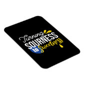 Motivierend Zitronenangebot von sauer bis süß Magnet (Rechte Seite)