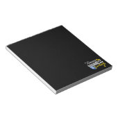 Motivierend Zitronenangebot von sauer bis süß Notizblock (angewinkelt)