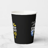 Motivierend Zitronenangebot von sauer bis süß Pappbecher (Links)