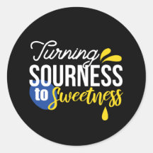 Motivierend Zitronenangebot von sauer bis süß