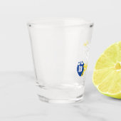 Motivierend Zitronenangebot von sauer bis süß Schnapsglas (Links)