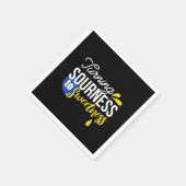 Motivierend Zitronenangebot von sauer bis süß Serviette (Ecke)