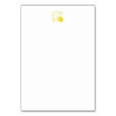 Motivierend Zitronenangebot von sauer bis süß Tischnummer (Rückseite)