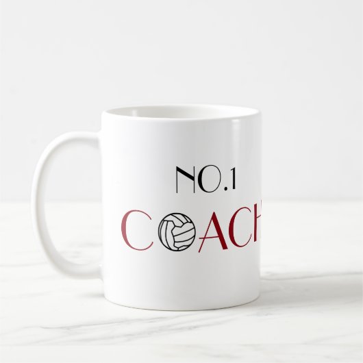 Motivierend ZugNo.1 Netball Kaffeetasse (Links)
