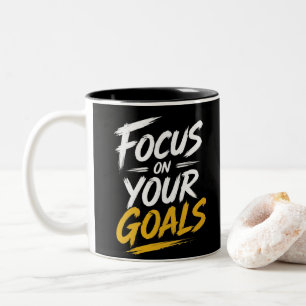 Motivierend  zweifarbige tasse