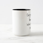 Motivierend Zweifarbige Tasse (Mittel)