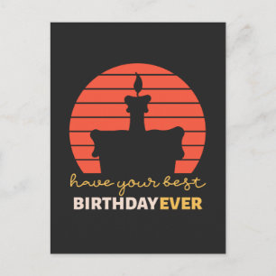 Motivierende Alles Gute zum Geburtstag Wünsche mit Postkarte