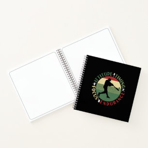 Motivierende Baseball-Mannschaftswerte Notizblock