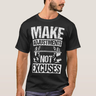 Motivierende Fitness - Anpassungen machen, keine A T-Shirt