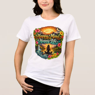 Motivierende Frauen Weißes T-Shirt Tri-Blend Shirt
