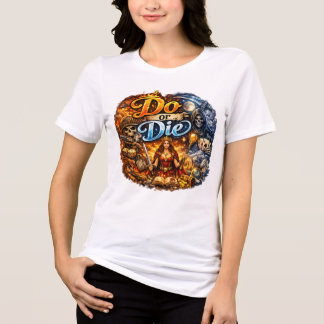 Motivierende Frauen Weißes T-Shirt Tri-Blend Shirt